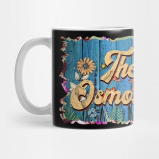 Vintage Osmonds Name Flowers Limited Edition Classic Styles Mug